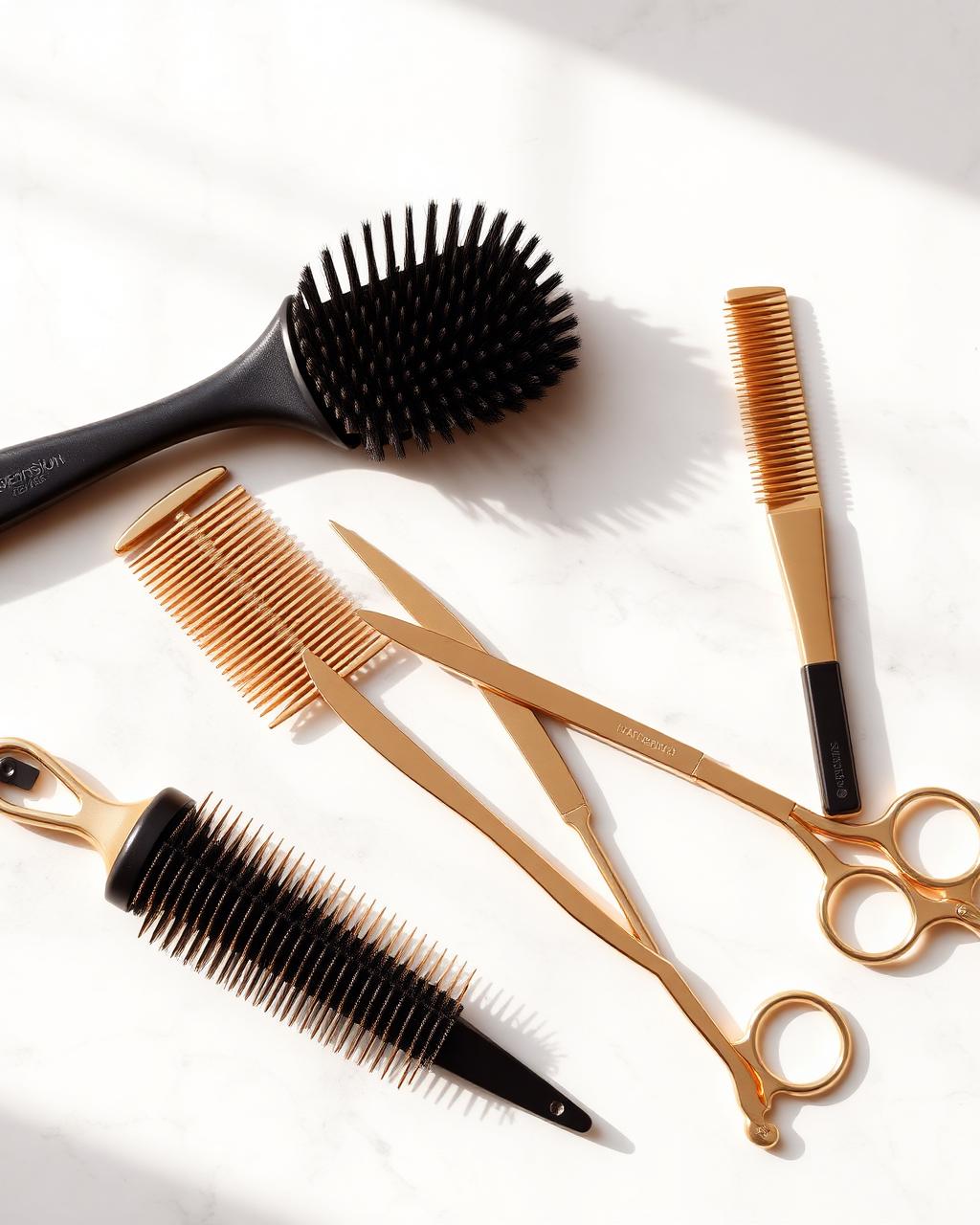 Outils professionnels de coiffure
